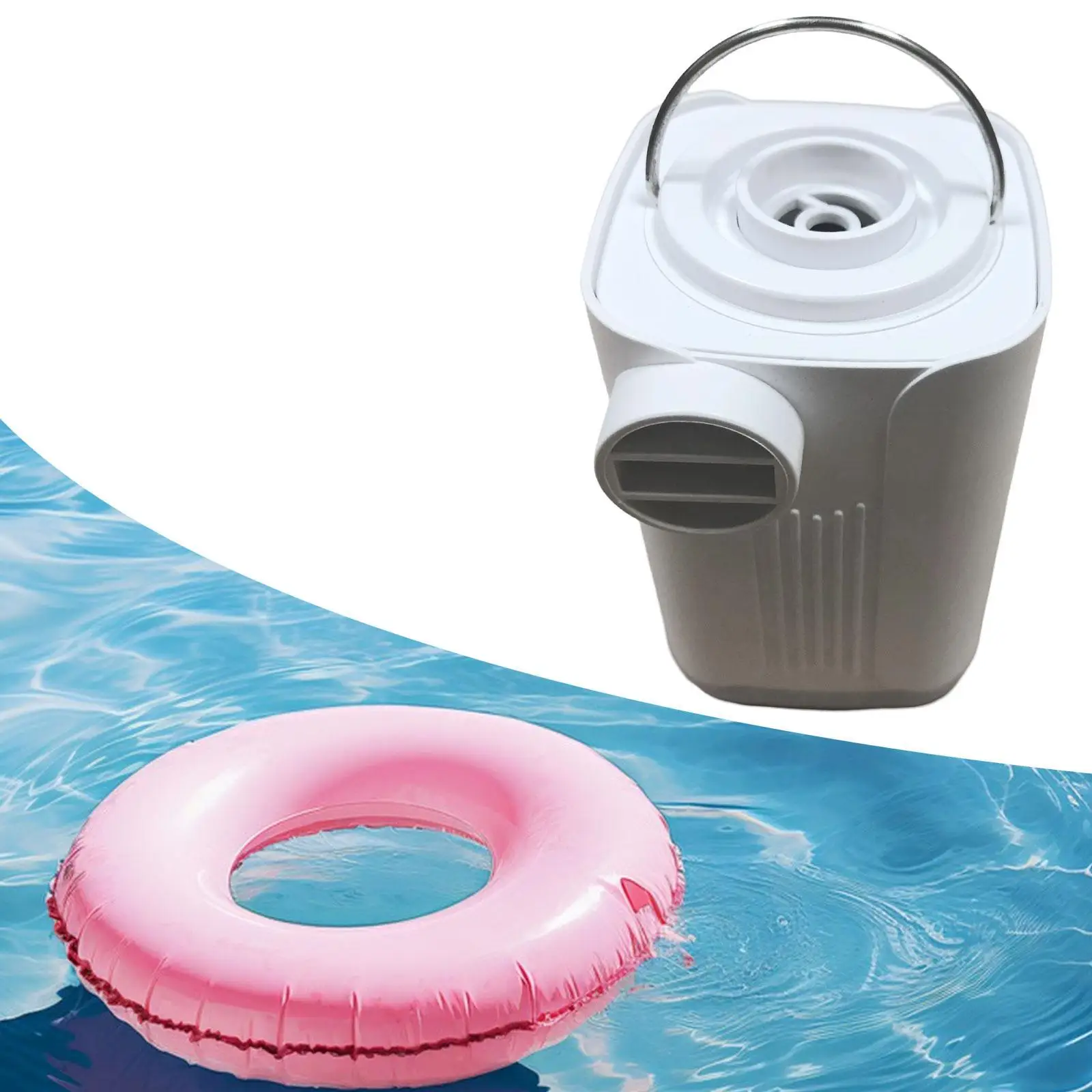 

Air Pump for Inflatables Portable Lightweight Tiny Air Pump for Swimming Ring Backpacking Sleeping Pads Air Mattress Outdoor