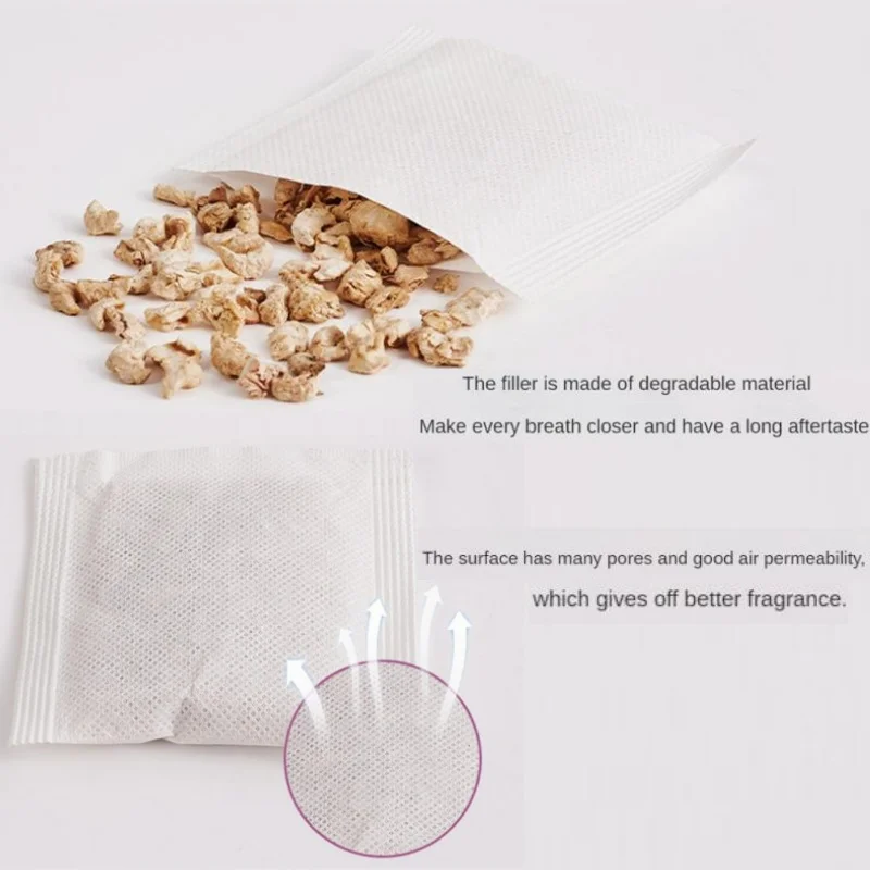 5pcs Wardrobe Fragrance Sachets Smell Incense Hanging Decor Odor Removal Rose Jasmine Lavender Scent Air Freshener for Home Car view 4