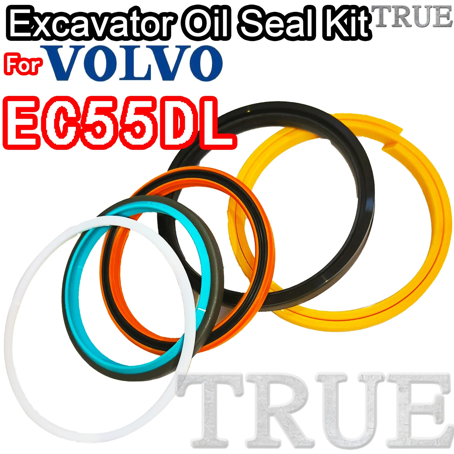 For EC55DL VOLVO Oil Seal Excavator Repair Kit ARM Bucket Hydraulic Pump Digger Clamshell Shovel Adjust Swing Gear Center Joint