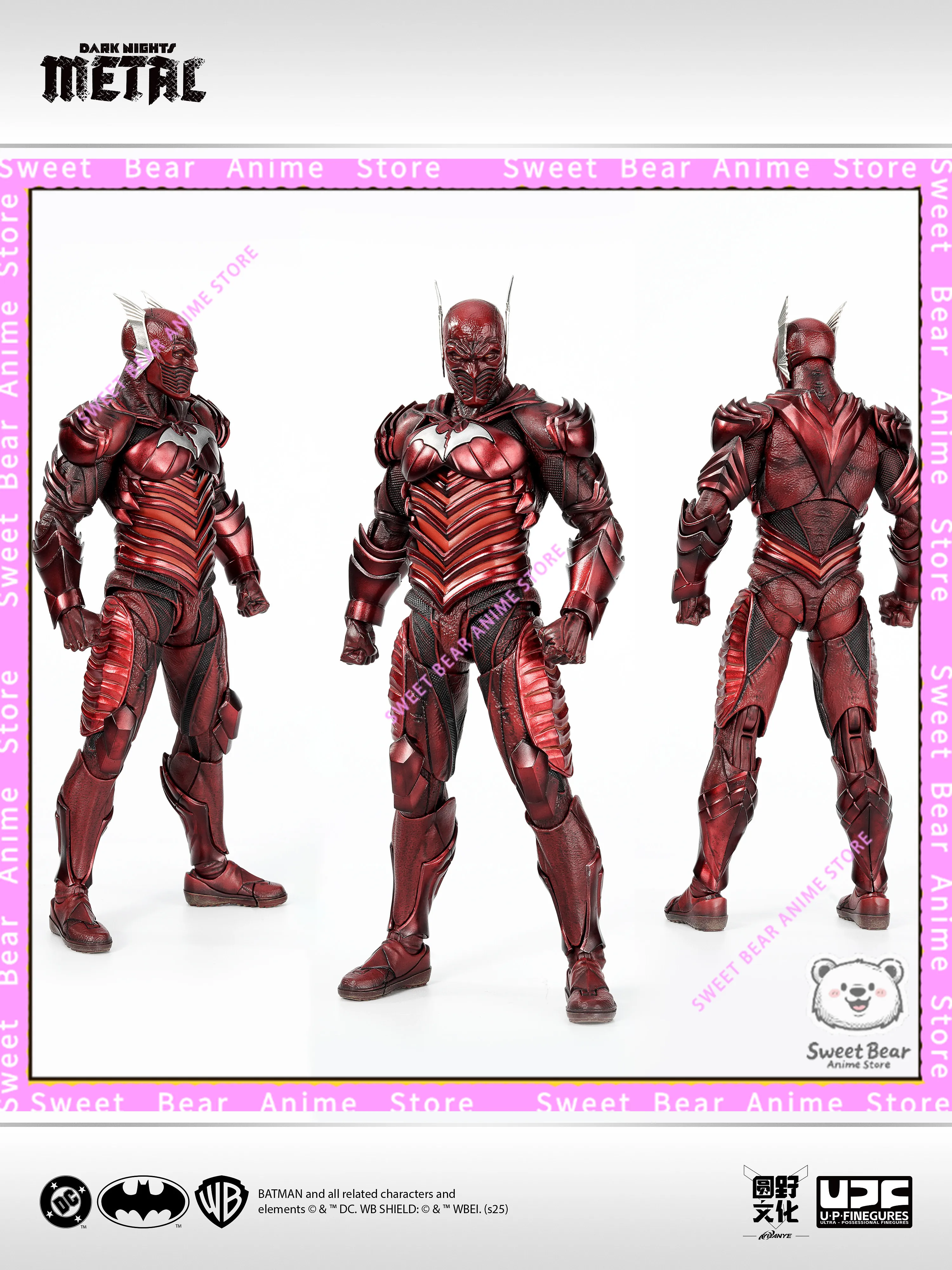 ما قبل البيع UPFinegures 1/12 مقياس الموت الأحمر ليالي الظلام: المعادن عمل نموذج لجسم اللعب العصرية سطح المكتب دمية المقتنيات