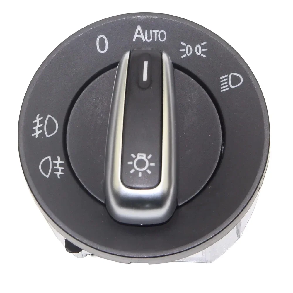 OEM Chrome Headlight Switch Auto For VW Jetta Golf MK5 MK6 Passat B6 3C Tiguan Rabbit 5ND 941 431 B 5ND941431B