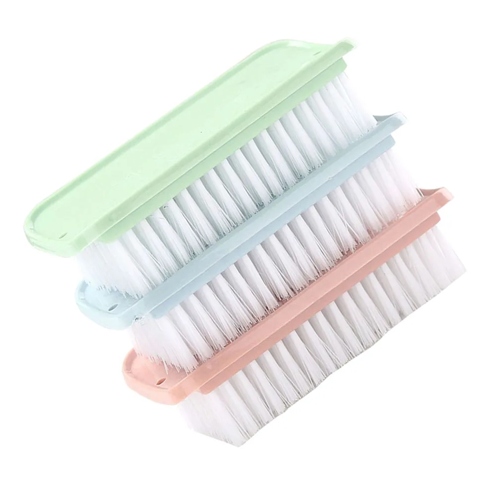 

3pcs Cleaning Brush Kitchen Bathroom Powerful Scrubber Small Size Multi Function Non Damage Dishes Furniture Cookware Home Daily