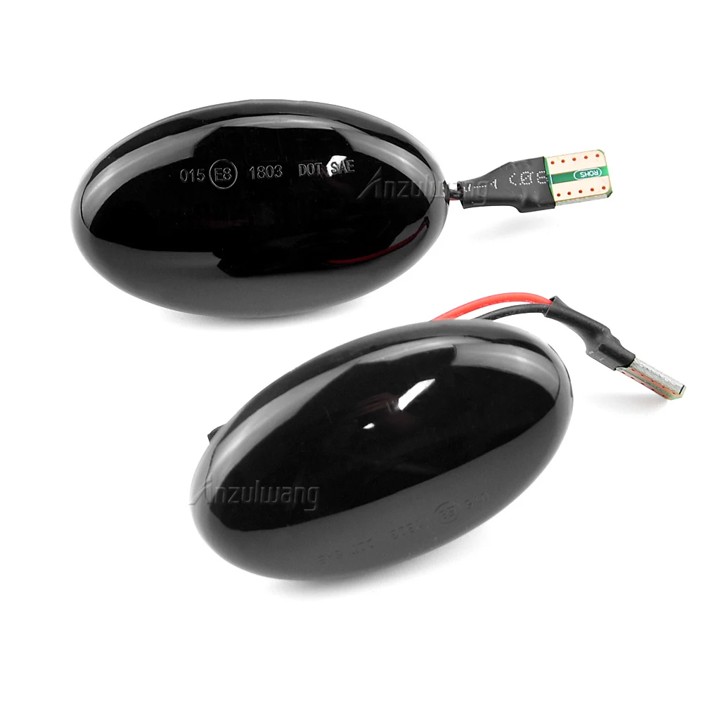 

Fit For Mercedes Benz A-Class W168 1997-2001 2Pcs Dynamic LED Turn Signal Lights Side Marker Car Accessories