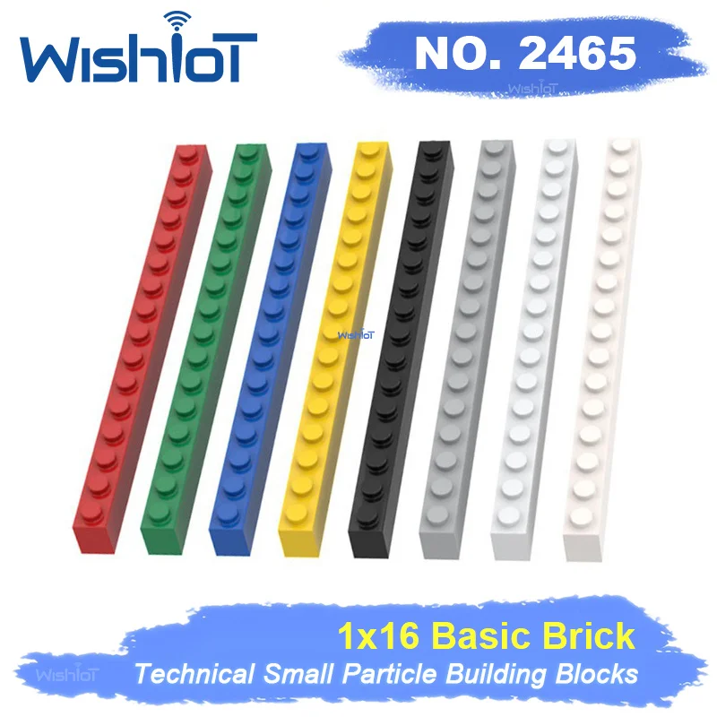 

DIY Building Blocks 1x16 Dots Thick Figures Bricks Educational Creative Size Compatible With Brands Toys for Children 2465