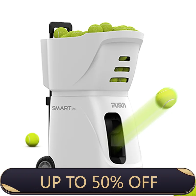 STLF رائجة البيع المحمولة Pusun آلة كرات التنس التطبيق الذكي التحكم عن بعد معدات كرة التنس Padel للتدريب #1