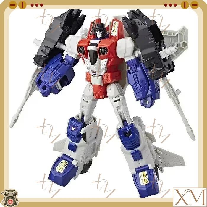 En stock, figura de acción de robot Starscream de la clase Voyager de Hasbro Transformers Generations Power Of The Primes, regalos coleccionables