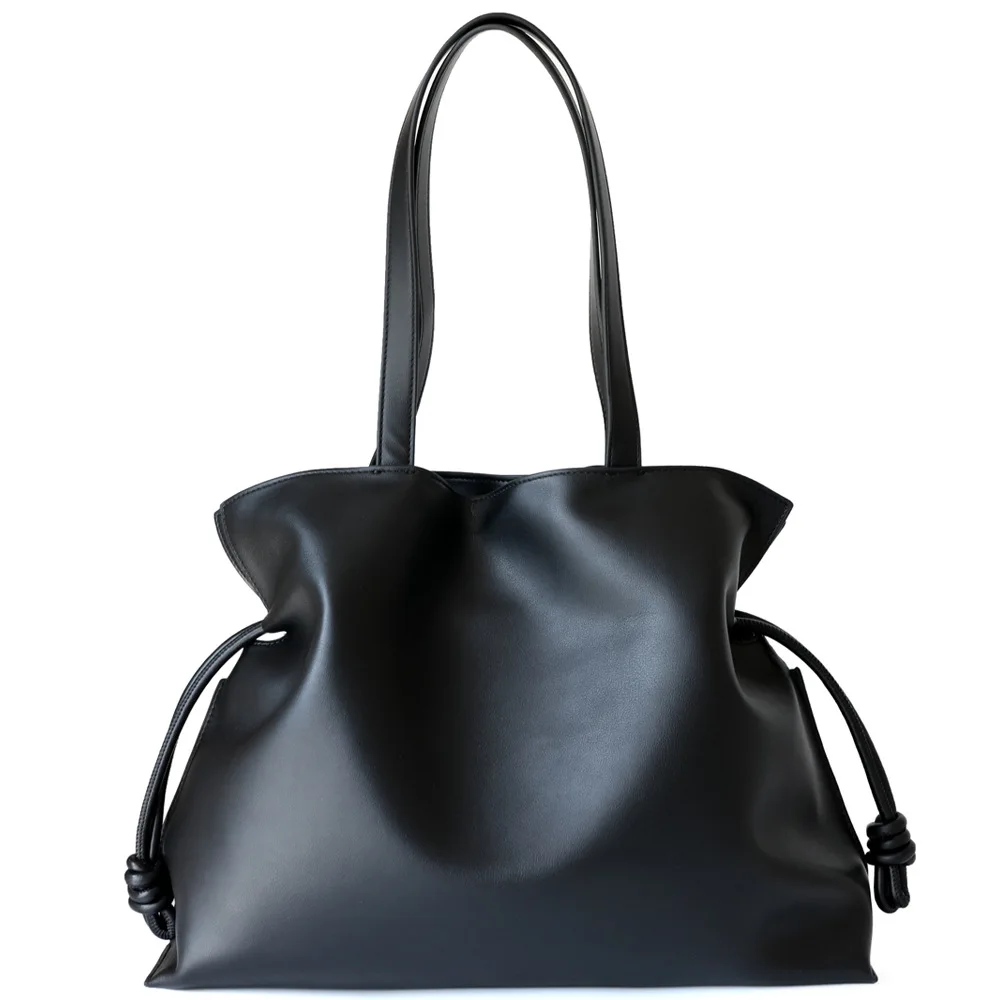 

Tote Bag Women's Handbag Luxury Designer Lady Drawstring Pleated Shoulder Bag Soft Genuine Leather Cloud Totes Handbag High End