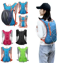 Mochila de Ciclismo de gran capacidad, bolsa de viaje de montañismo, bolsa deportiva impermeable, bolsa de vejiga de agua Plegable ligera para acampar