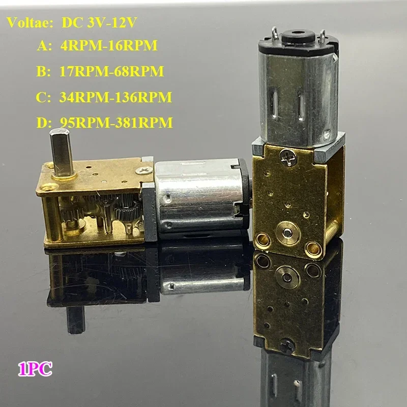 Micro N20 pełna metalowa skrzynia biegów silnik reduktora biegów DC3V 6V 12V 4rpm-381RPM niska prędkość Singal podwójny wał Robot DIY samochód Eleltric Lock — zdjęcie 5