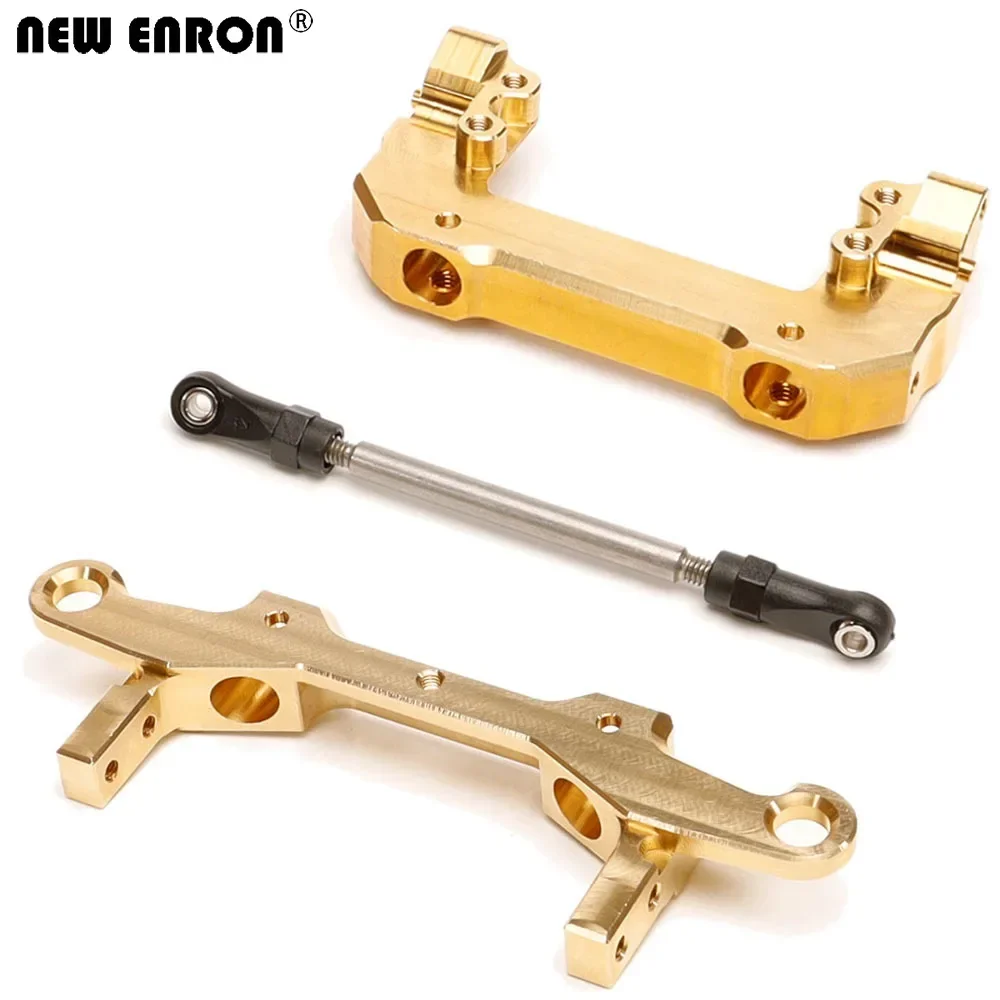 NEW ENRON Brass Bumper Body Mount Front Servo Base Rear Body Post Mounts for 1/10 RC Crawler Axial SCX10 III AX103007