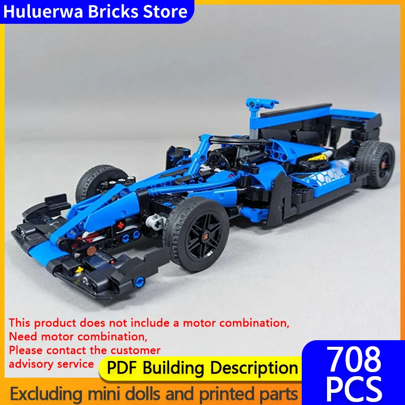 

Speed Racing Car Model MOC Building Bricks F1 M.S. Concept Racing Car Modular Technology Gift Holiday Assemble Children Toy Suit