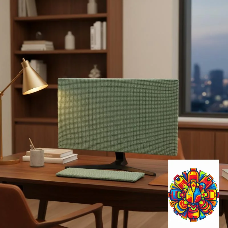 Monitor Screen Dustproof Cover Fabric Sleeve for 19-37 inches Ideal for Home and Office Use