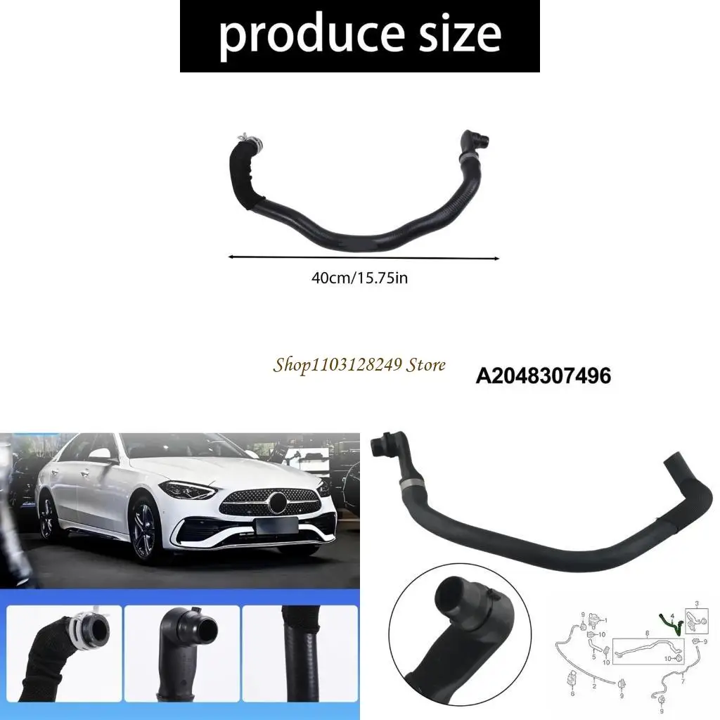 

Автомобильные аксессуары для W204 W212 X204 X218 E200 E220, водопроводная труба радиатора 2048307496 A2048307496 Шланг охлаждающей жидкости двигателя