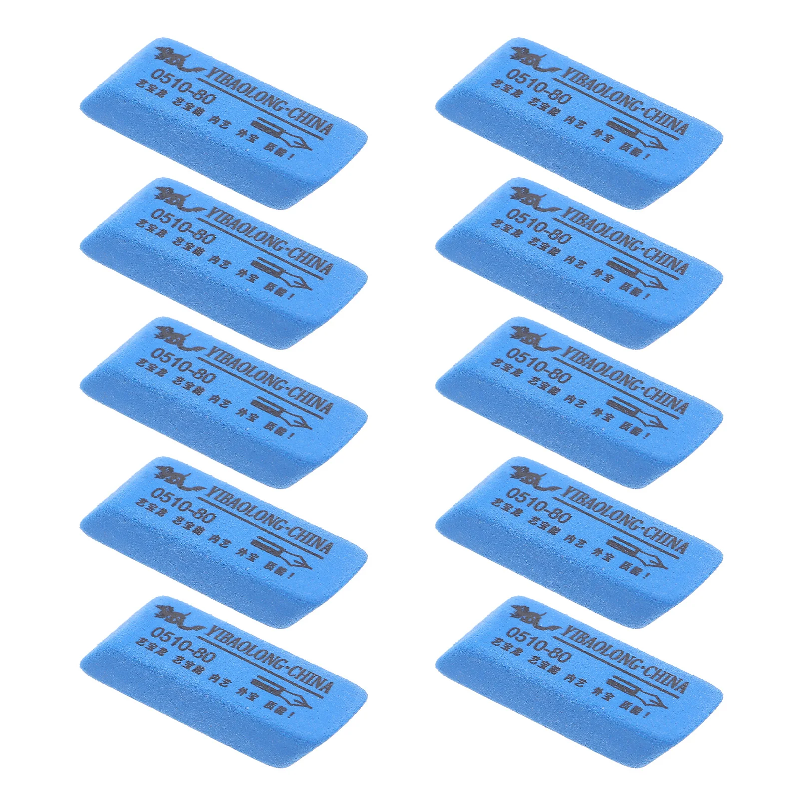 

10Pcs Durable Fret Erasers for Guitar Strings Blue String Care Tool Fret Erasers Guitar String Cleaning Eraser