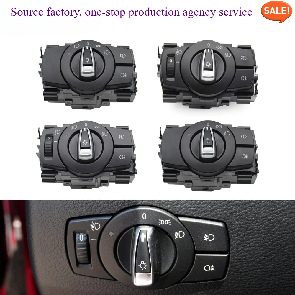 

Переключатель фар в сборе для BMW 1 3 X1 серии E87 E88 E81 E82 E90 E91 E92 E93 E84 61319169403 61319169405