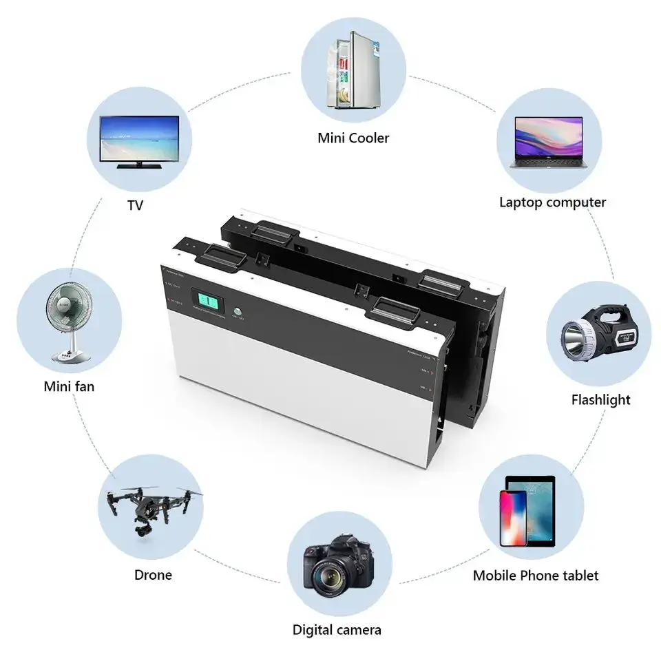5kwh 10KWh Solar System 48v LiFepo4 Batteries PowerWall  Battery 51.2v 300ah 15KWh 100ah 200ah Solar Battery view 4
