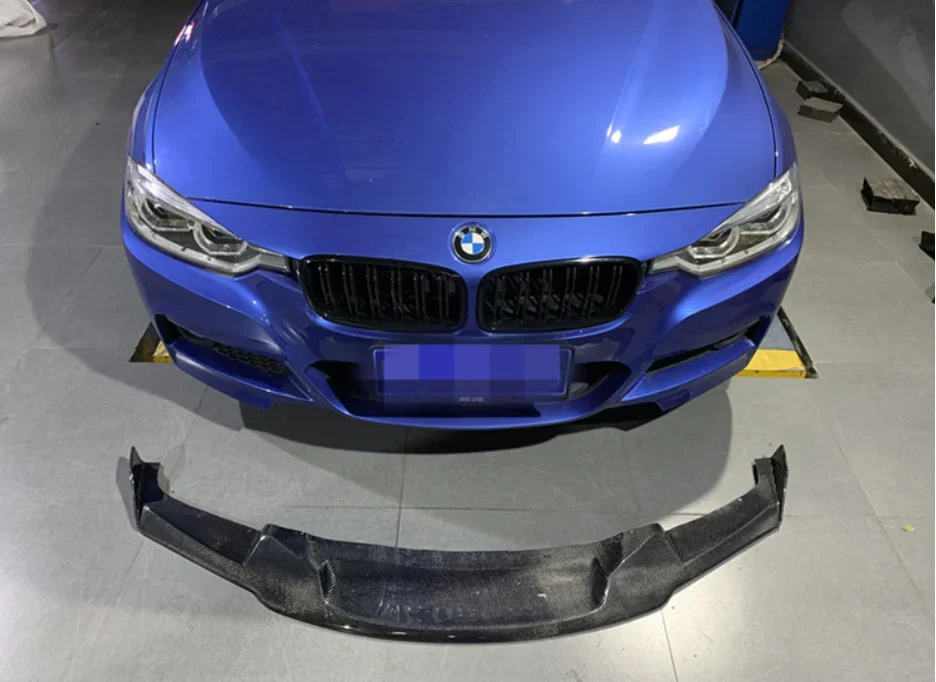 Body Parts MAD Style Carbon Fiber Front Bumper Lip For 2012-2018 BMW 3 Series F30 F35 Front Splitter