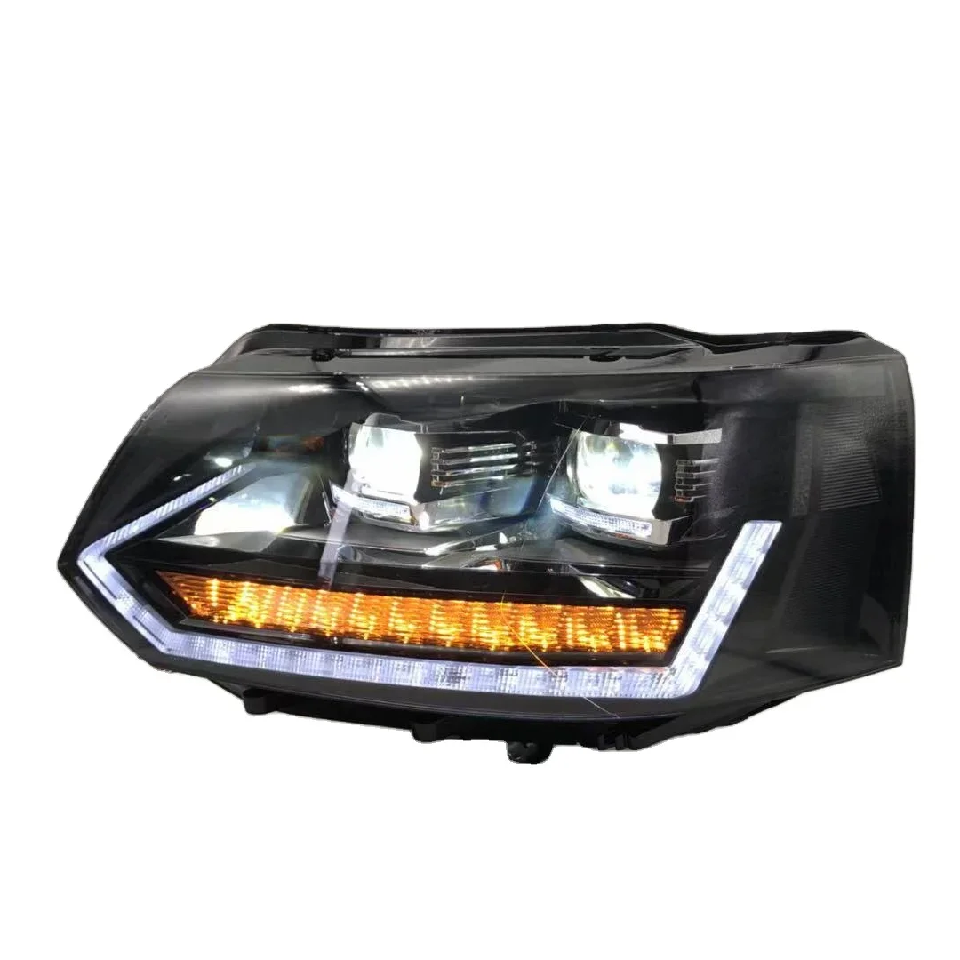 Head Lamp Multivan T5 Full Led Headlights With Moving Turning Signal For Vw Transporter Caravelle 2011 2012 2013 2014 2015 T5