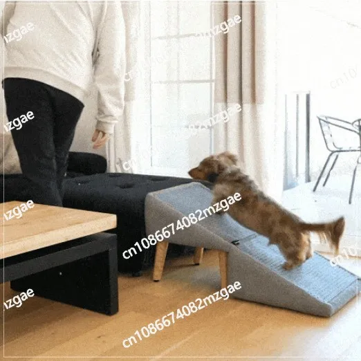 

Разделенная рампа для лестницы для собак, деревянная подставка для ног двойного назначения, подходящая для больших, средних и маленьких собак.