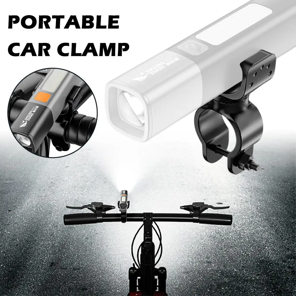 Fahrrad licht halterung Taschenlampe halterung 360 ° Ständer clip Lenker LED Fahrrad rotation Taschenlampe Grad Zubehör v7y1