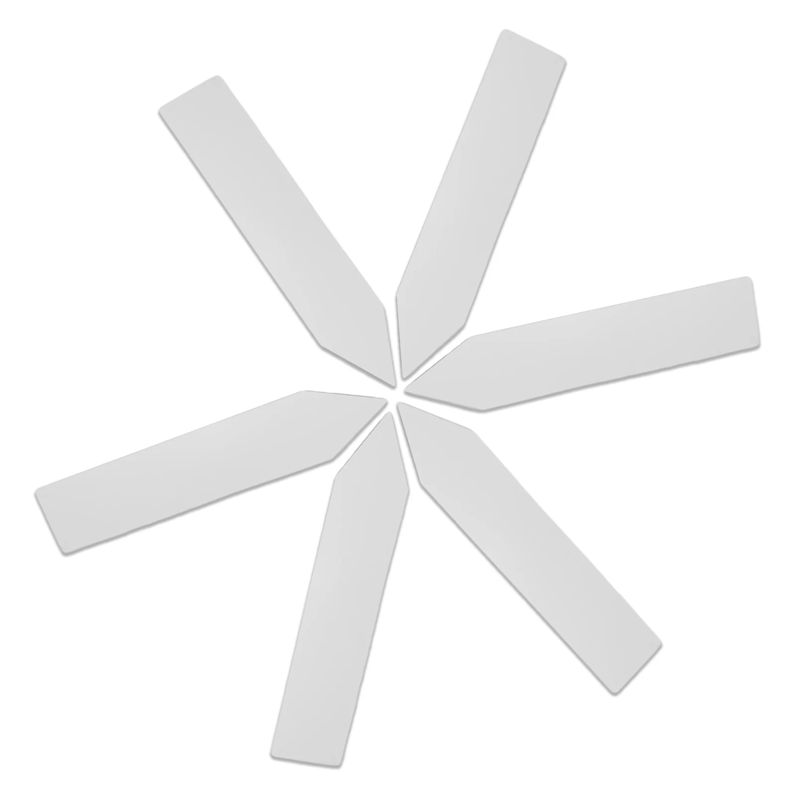 Reusable Plastic Garden Markers 10x2 cm Non-Brittle Design for Frequent Handling in Nursery and Propagation Workspaces