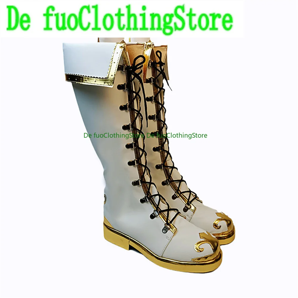 أحذية Defuo Pretty Derby McQueen التأثيرية أحذية لعبة أنيمي كرنفال حفلة الهالوين عيد الميلاد متجر الأحذية