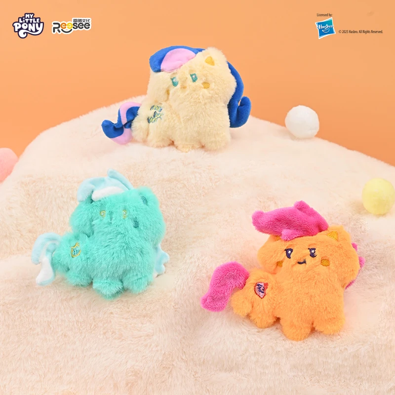 2025 NUOVA borsa cieca My Little Pony peluche Cute Pony SeriesV3 autentico cartone animato ciondolo bambola borsa da scuola decorazione giocattolo per bambini