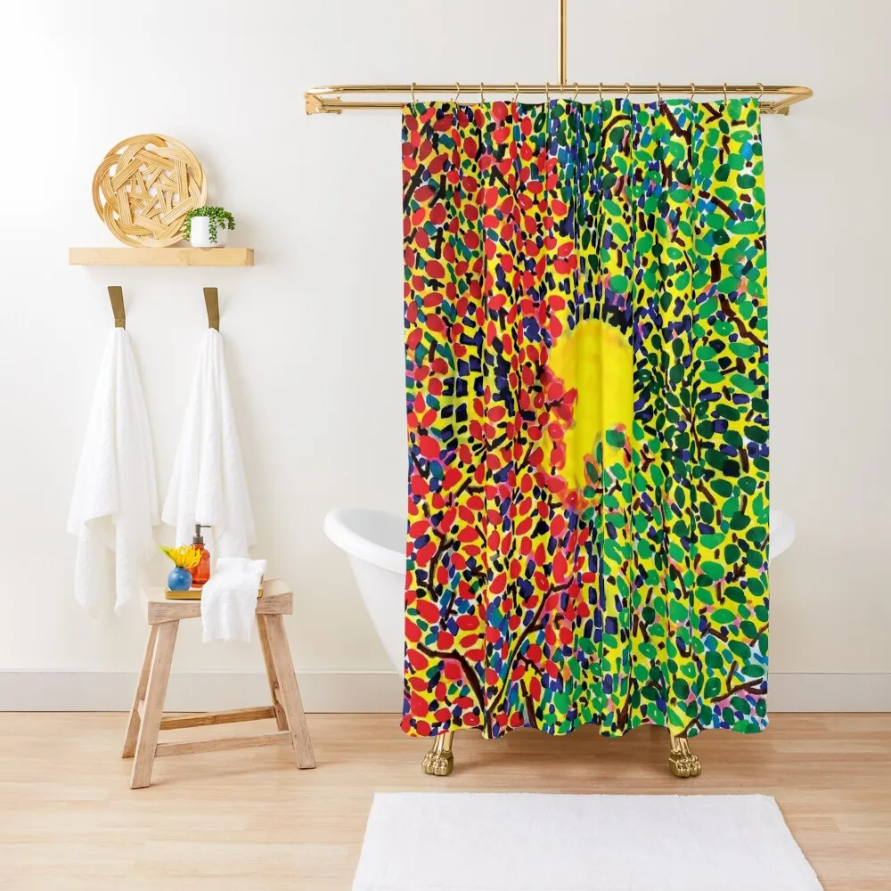 

Canopy of Trees Shower Curtain Waterproof Fabric Shower Elegant Bathroom Modern Showers For Bathroom Set For Bathroom Curtain