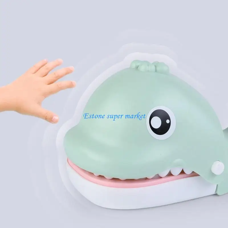 090B Balena che morde le Dentista Gioco Masticare mano Denti tigre Divertenti giochi per famiglie Mini Novità da per