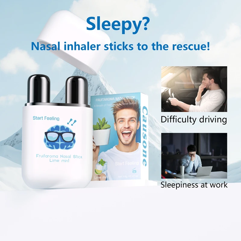Men's Nasal Suction Energy Stick Fruit Flavored Cool Oil To Reduce Driving Drowsiness Energy Stick For Daily Body Care
