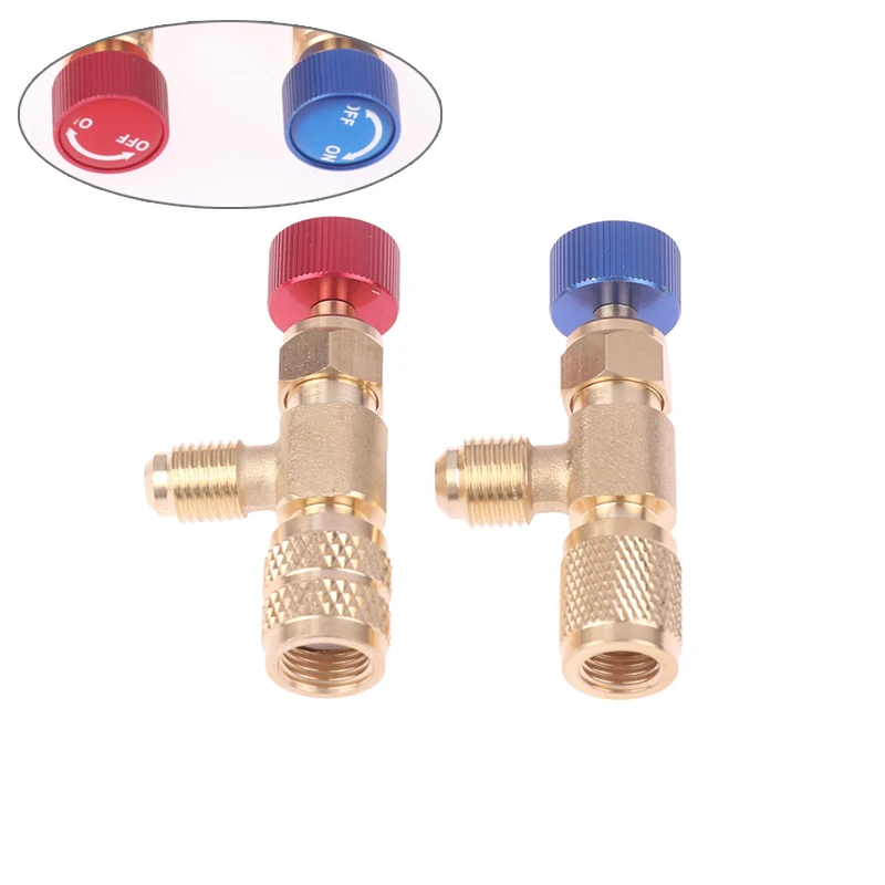 R22 Detection Tool DIY Accessories Air Conditioner Plus Safety Liquid Valve R410 R22 Refrigerant Vacuum Maintenance Switch