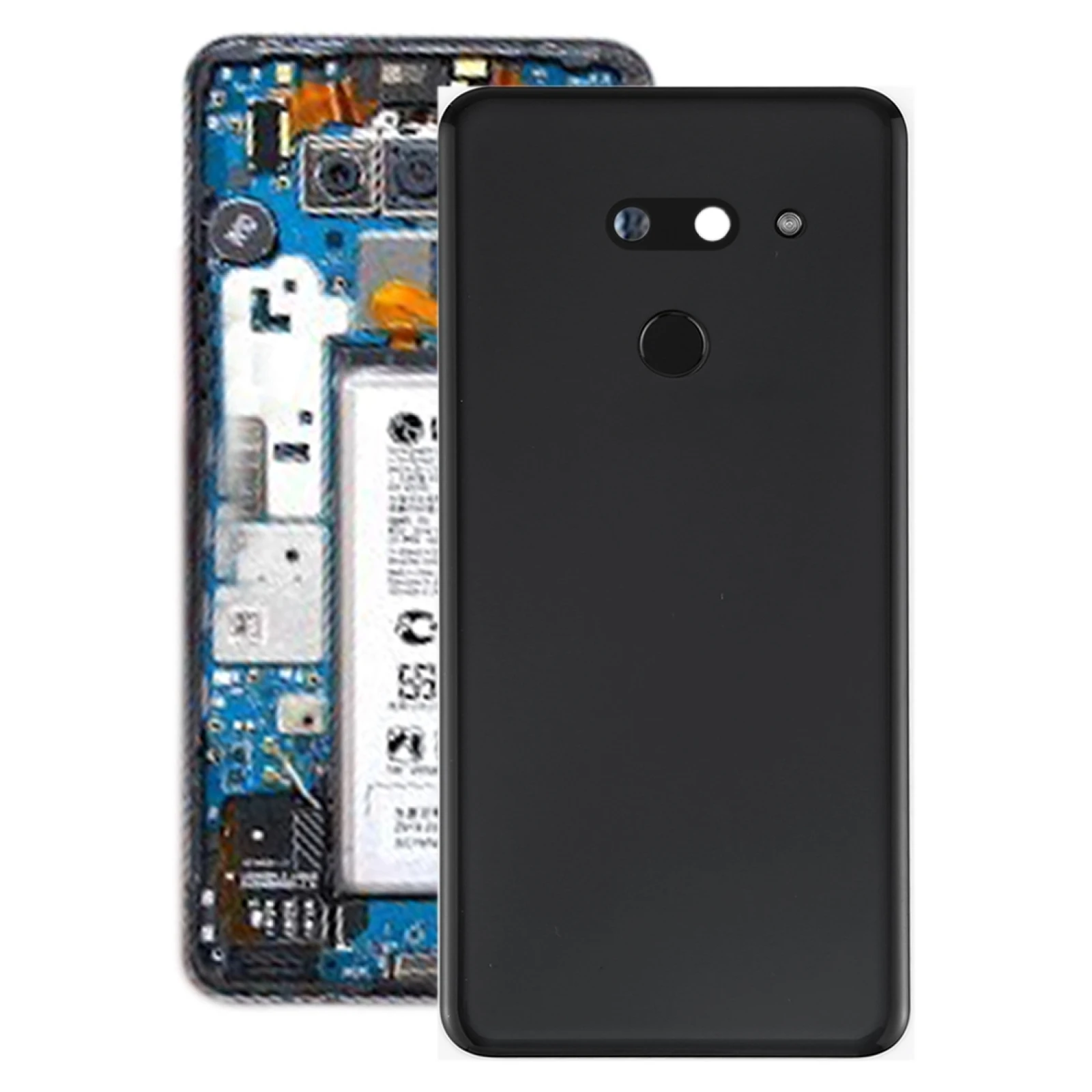 Battery Back Cover for LG G8 ThinQ / LMG820QM7 LM-G820UMB LMG820UM1 (US Version) with Camera Lens & Fingerprint Sensor