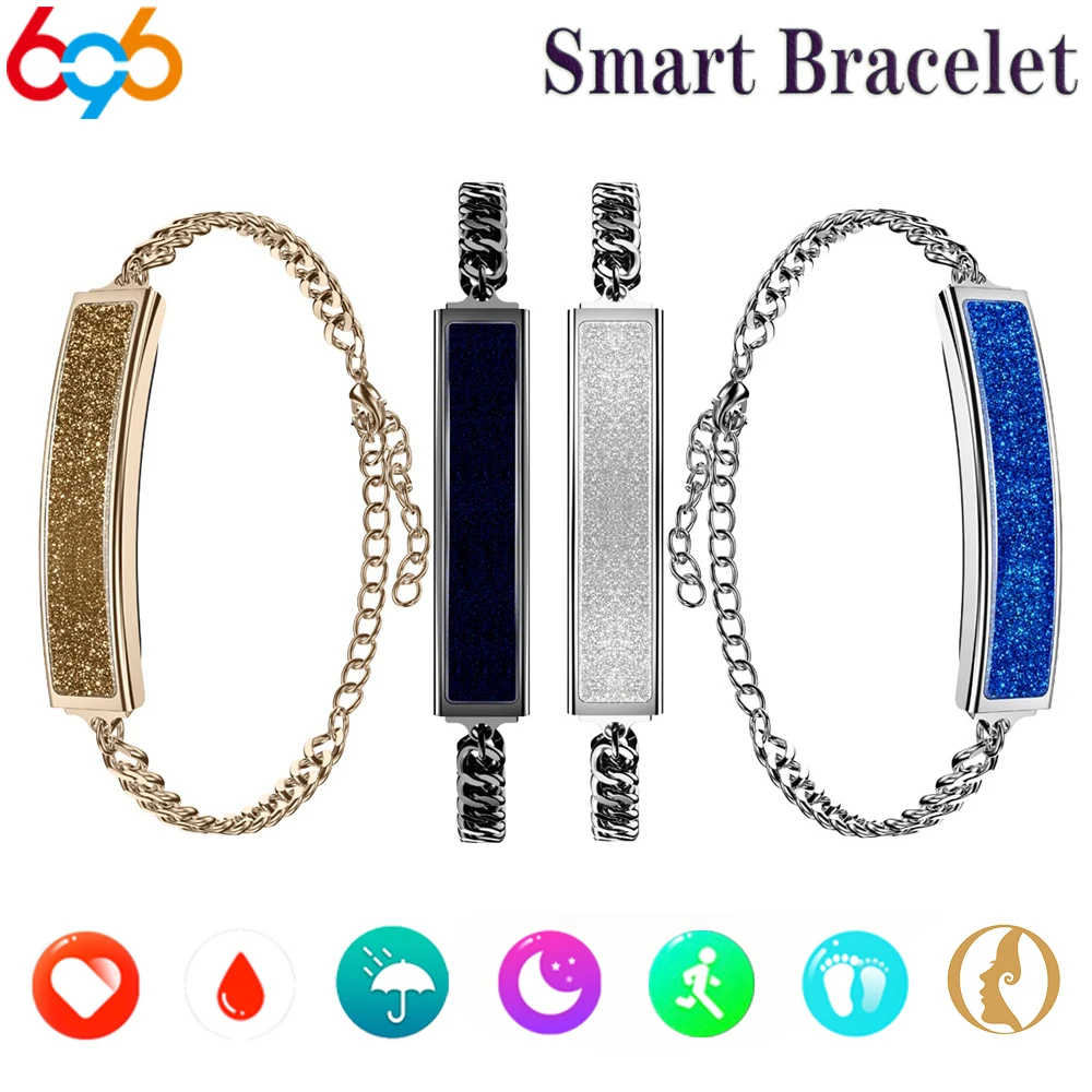 

Смарт-часы для женщин и мужчин, мониторинг сердечного ритма и сна, водонепроницаемый браслет, спортивные смарт-часы для пар, из нержавеющей стали, подарок