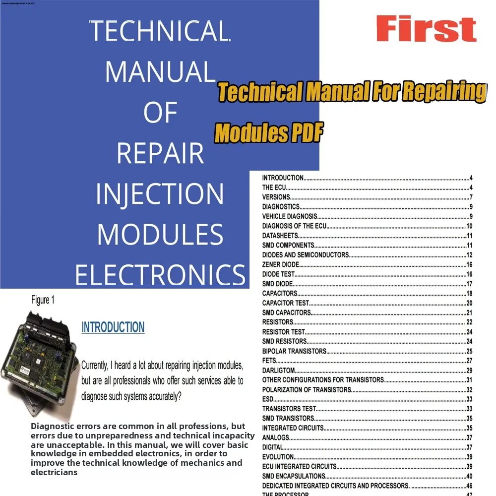 

ECU Car Technical Manual For Repairing Modules PDF Digital Version Instant Download Professional Maintenance Guide