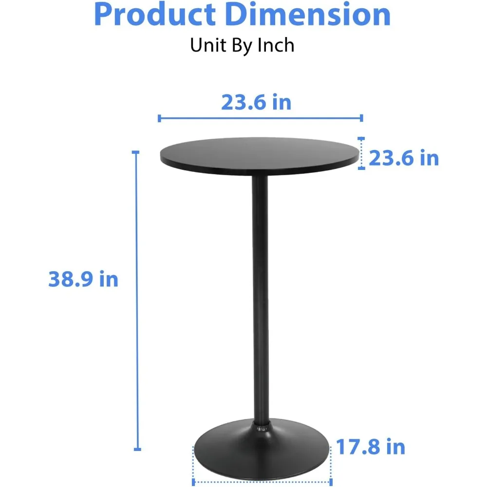Meja Bar Modern FDW 2 Set Tinggi 40 cm Meja Makan Dapur Pub Hidrolik Ruang Makan Rumah Meja Atas Dapur