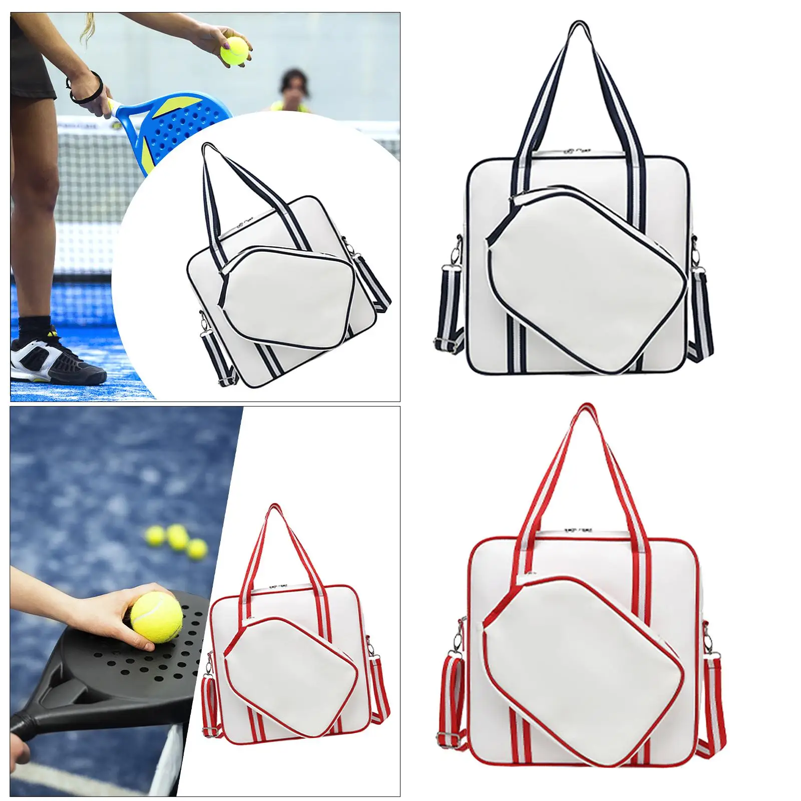 Pickleball Bag Pickleball Racquet Bag Carry Bag with Racquet/Paddle Holder