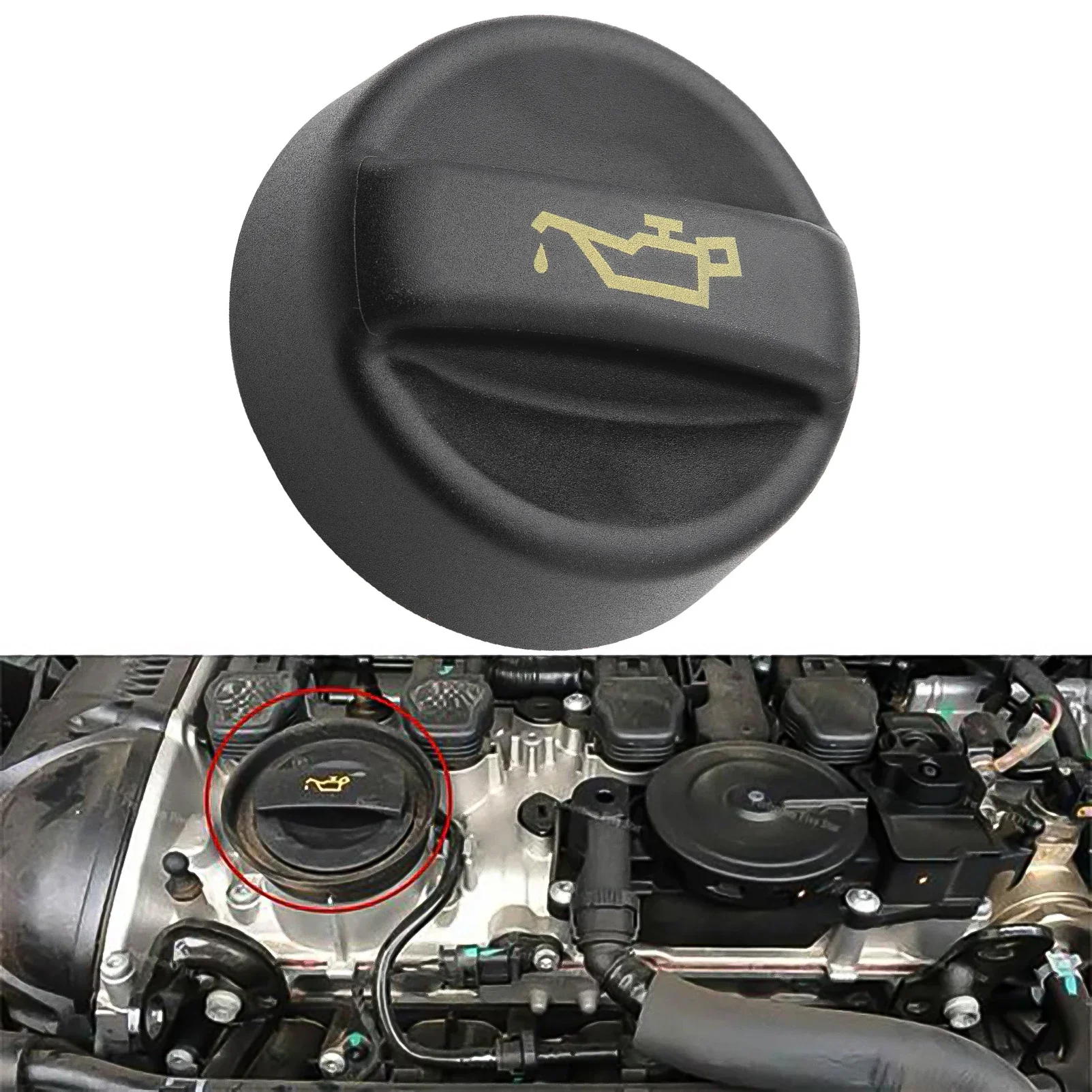 OIL FILLER CAP 9670015080 1180S5 FOR PEUGEOT 207 208 301 308 508 2008 3008 5008