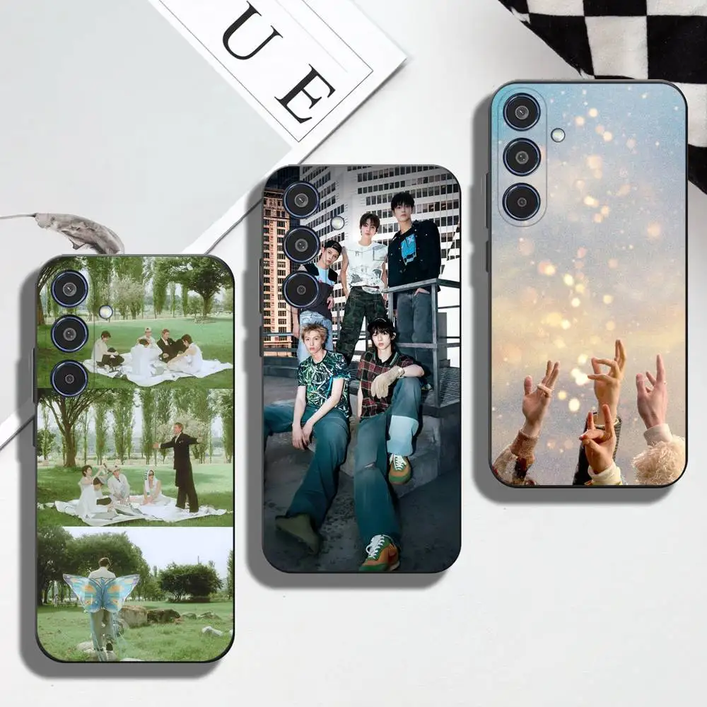 C-Cortis Go Boys Kpop Phone Case For Samsung Galaxy A12 13 Note 10Pro 20Ultra A20 21 30 31 40 41 A71 72,5G Soft Black Cover
