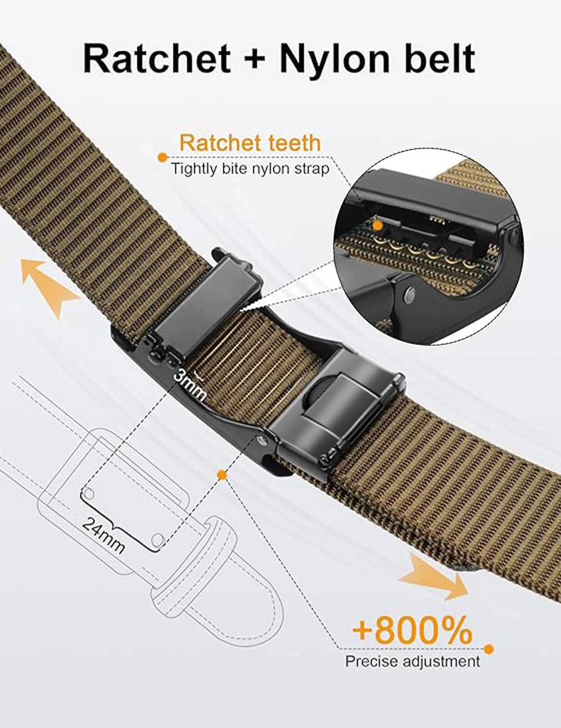 جديد جولف الرياضة حزام مطاط التكتيكية حزام معدني التلقائي مشبك قوي تمتد النايلون الرجال حزام عسكري الشتاء