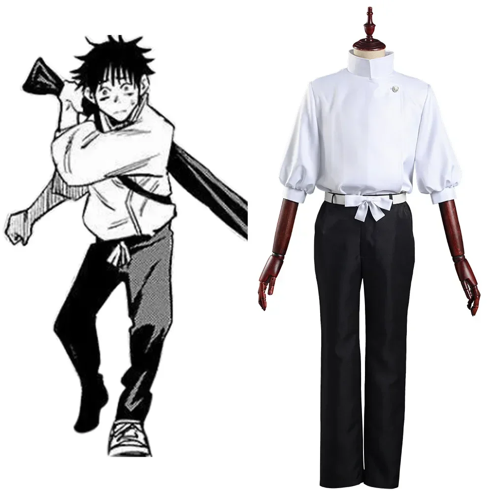 Anime Jujutsu Cosplay Kaisen Yuuta Okkotsu Costume Tops Pants Outfits Halloween Carnival Fancy Suit