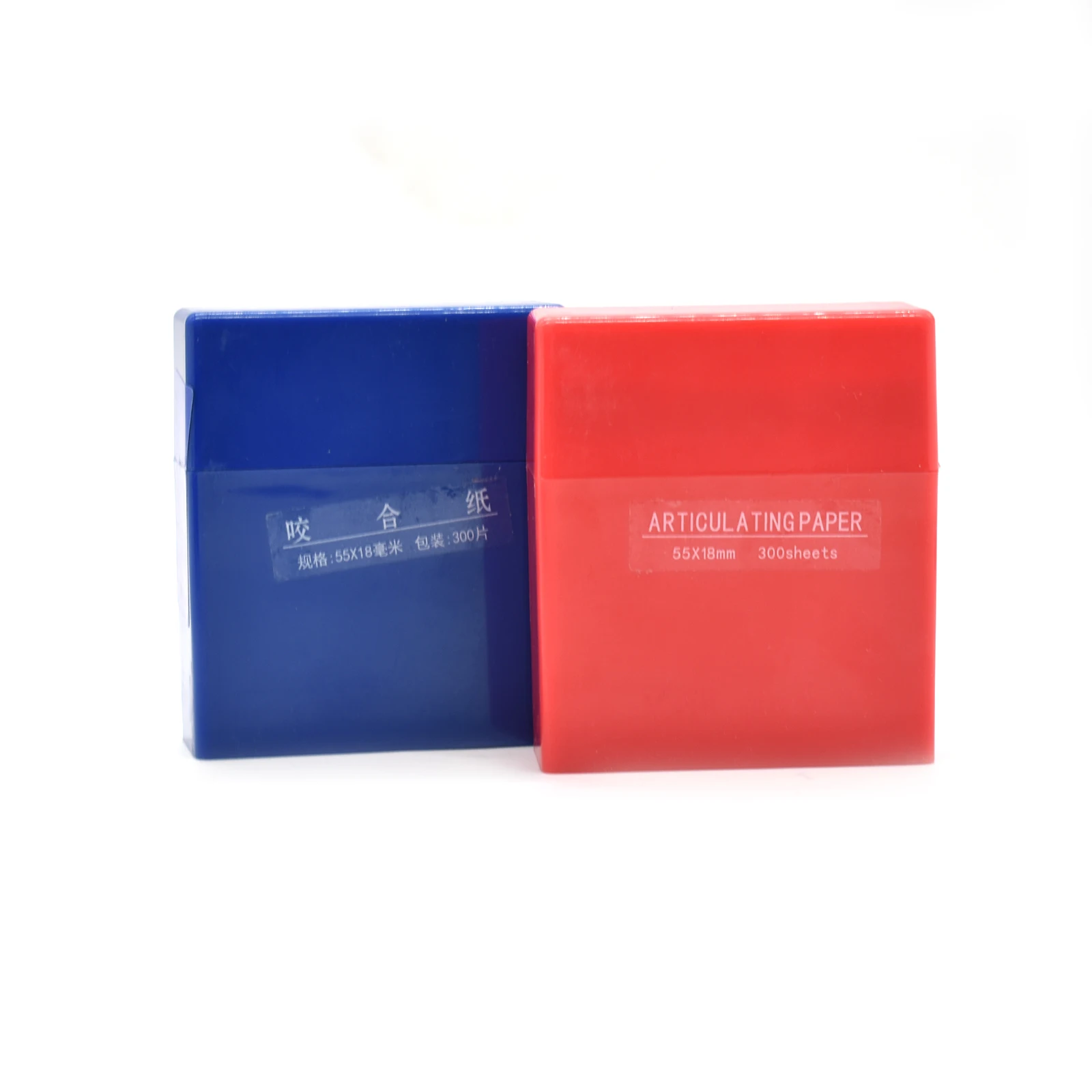 300 Pcs/box Dental Articulating Paper Dentista Blue Red Double-sided Bite Strips Oral Dentist Teeth Care Whitening Material Tool