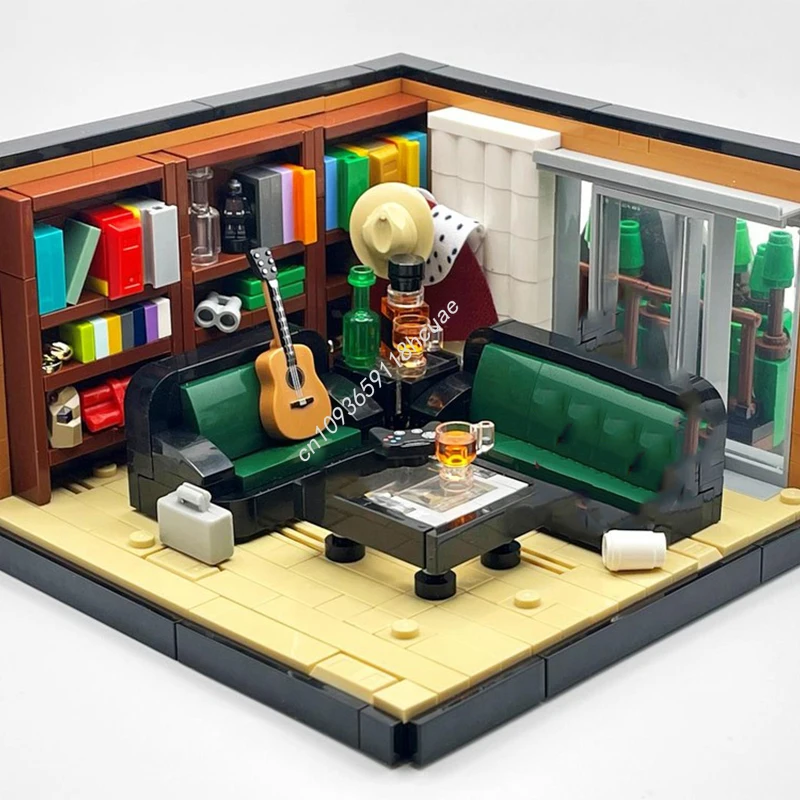 

439pcs MOC Cabin Den DioramaEducational Building Blocks Children Christmas toy Gift Kids Birthday