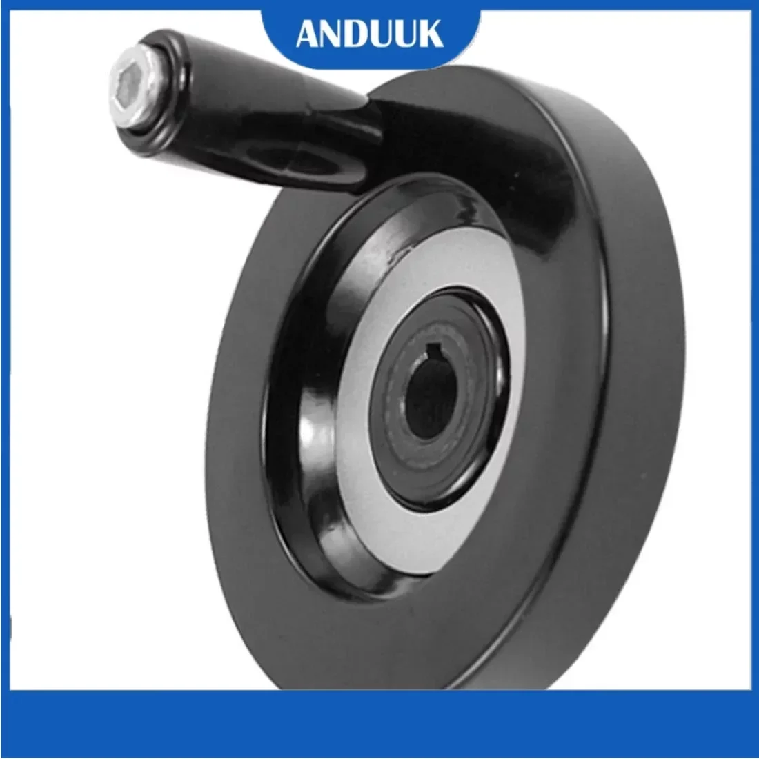 Black Hand Wheel Milling Machine Lathe CNC 3D Printer Spoked Hand Wheel Round Handwhee Tool
