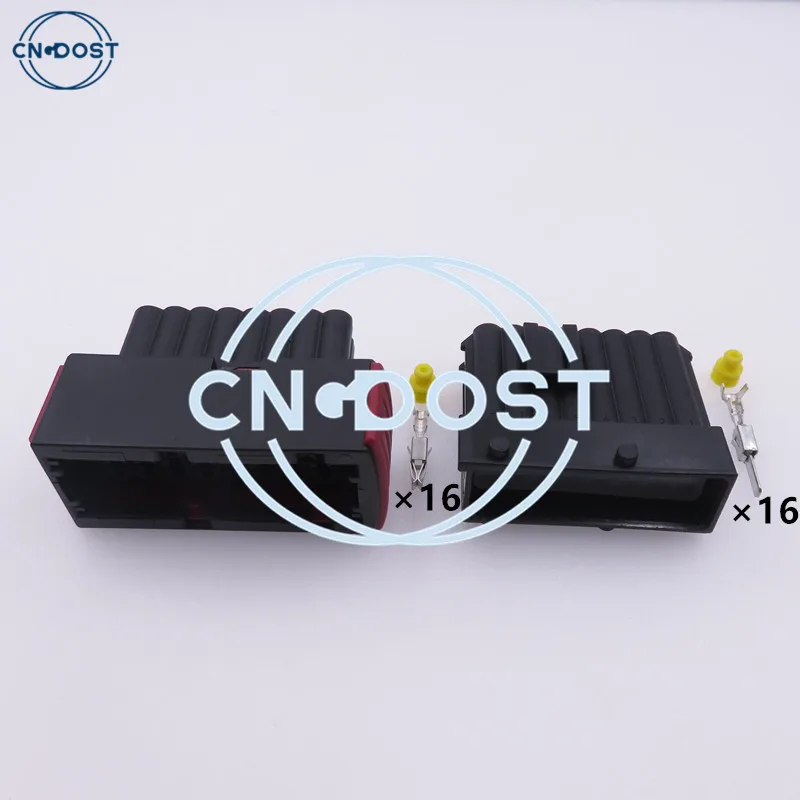 1 Set 16 Pin AC Assembly Waterproof Wire Cable Automotive Plug Car Sealed ECU Connector 1-964449-1 1-967242-1 1-965427-1