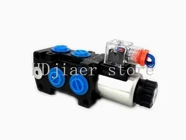 Hydraulic Solenoid Diverter Selector Valve 6/2 50L/Min 13GPM 12V/24V DVS6