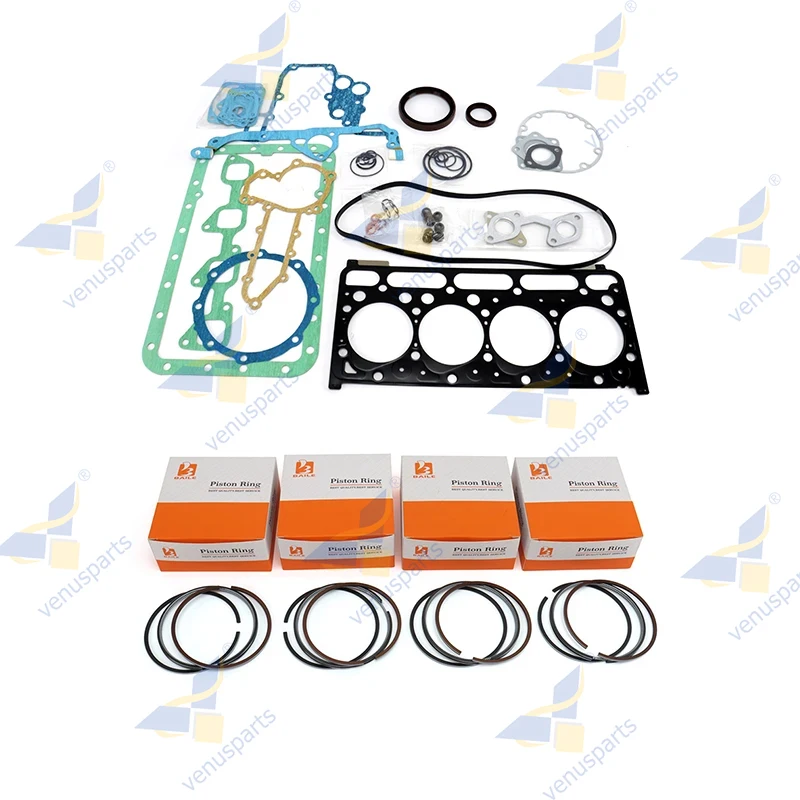 

V2203 Full Gasket Kit+ Piston Ring For Kubota Bobcat 753 763 773 07916-2950 87*2.5HK+2+5