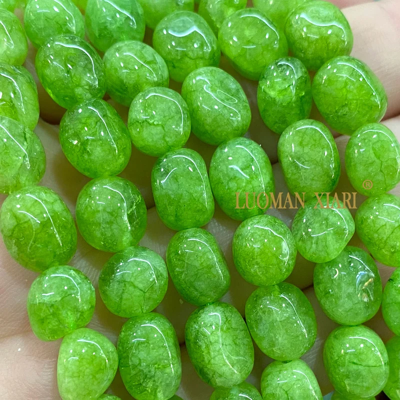 8x12MM Irregular Dark Blue Topazs Color Quarzt Natural Stone Loose Spacer Beads for Jewelry Making Diy Bracelet Accessories 15‘’