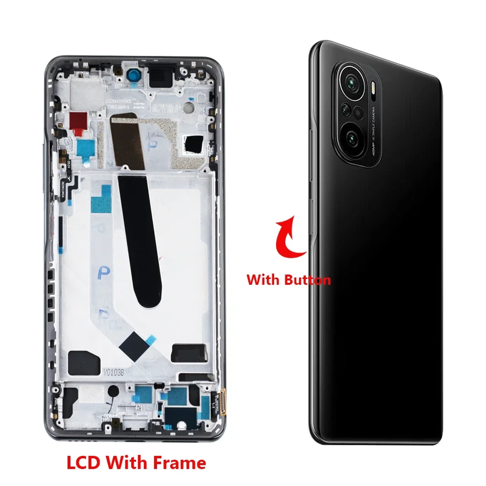 High Quality For Xiaomi POCO F3 LCD Display Touch Screen Digitizer Replacement Parts with Frame For POCOF3 Screen M2012K11AG