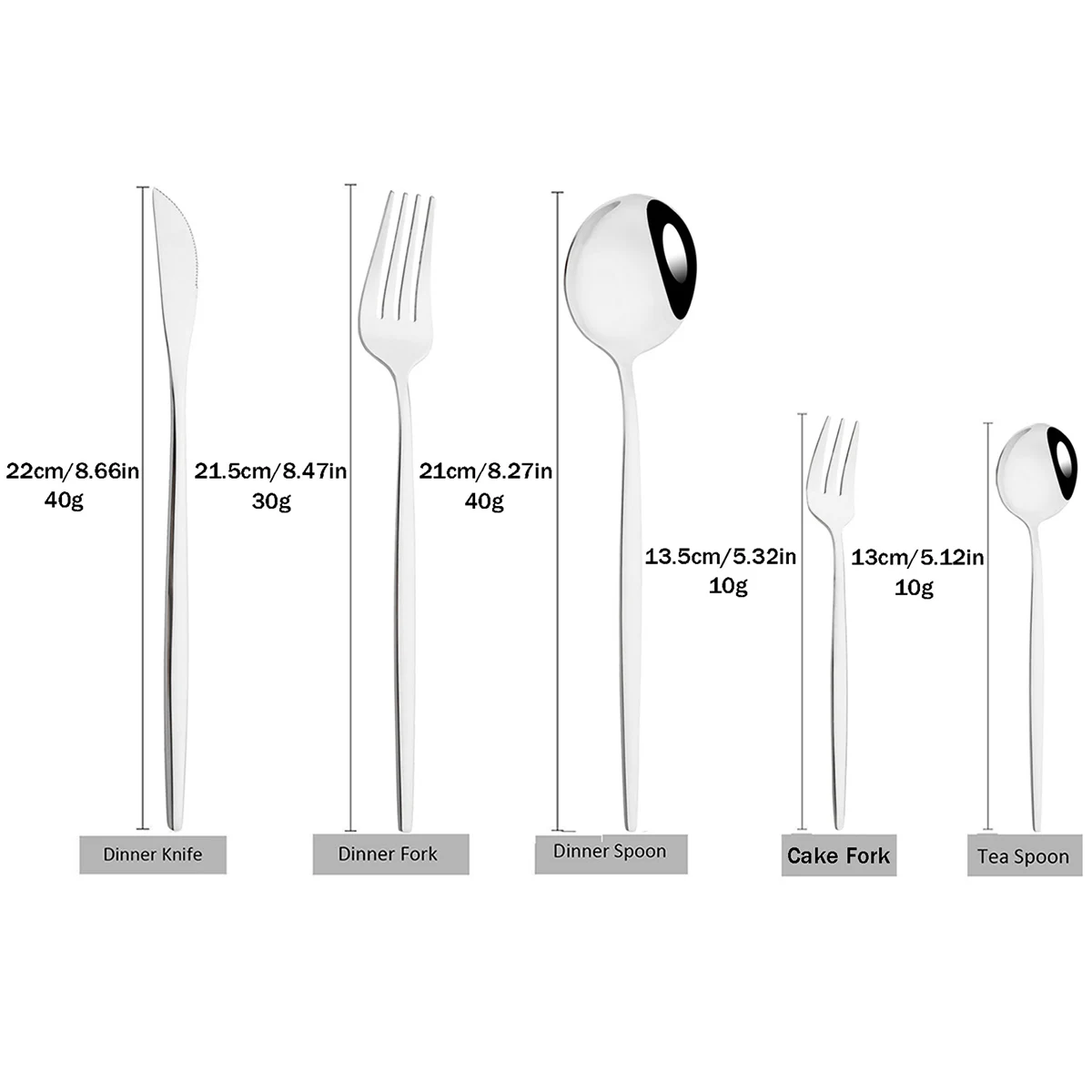 30Pcs Golden Cutlery Set Knife Fork Spoon Dinnerware Set Cake Fork Flatware Stainless Steel Silverware Party Kitchen Tableware