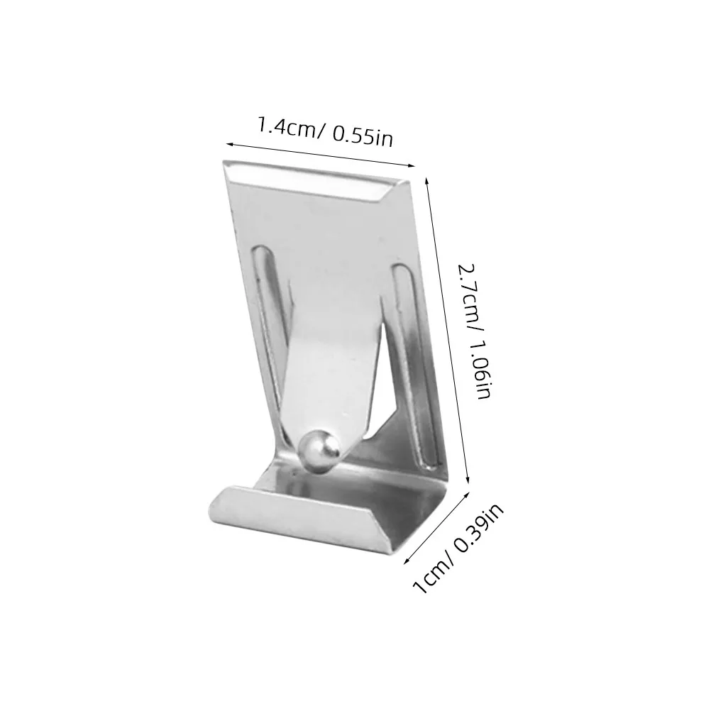 50Pcs Picture Frame Hook Metal Spring Turn Clip Hanger Photo Frame Clip Strong Hanging Tool for Wood Frames Canvas